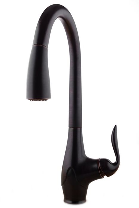 ברז פרח יסמין מעוצב נשלף 2 מצבים, שחור עתיק 1