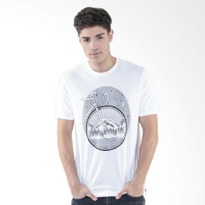 חולצת LEVI'S -WHITE GRAPHIC T 16211-0019