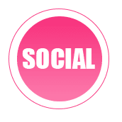 עיגול ובתוכו הכיתוב SOCIAL