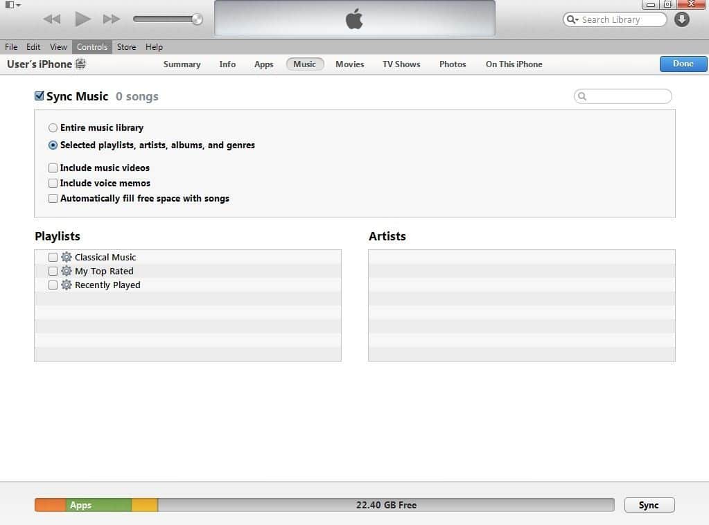 העברת שירים ממחשב לאייפון העברת שירים ממחשב לאייפון