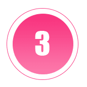 עיגול עם הספרה 3 עיגול עם הספרה 3