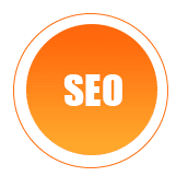 עיגול ובתוכו הכיתוב SEO עיגול ובתוכו הכיתוב SEO